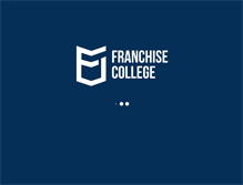 Tablet Screenshot of franchisecollege.com.br